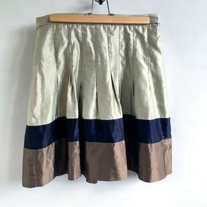 Ted Baker London  Color Block pleated skirt